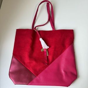 Shiseido tote bag with charm